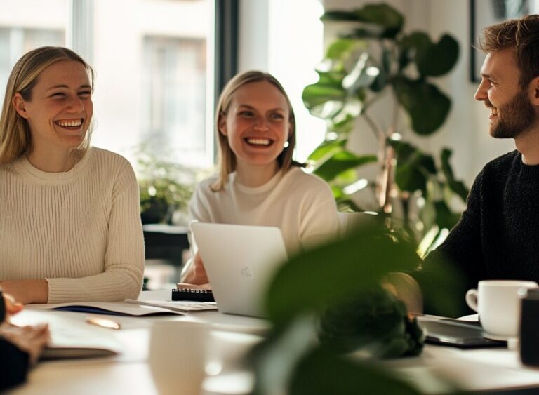 Employees happy